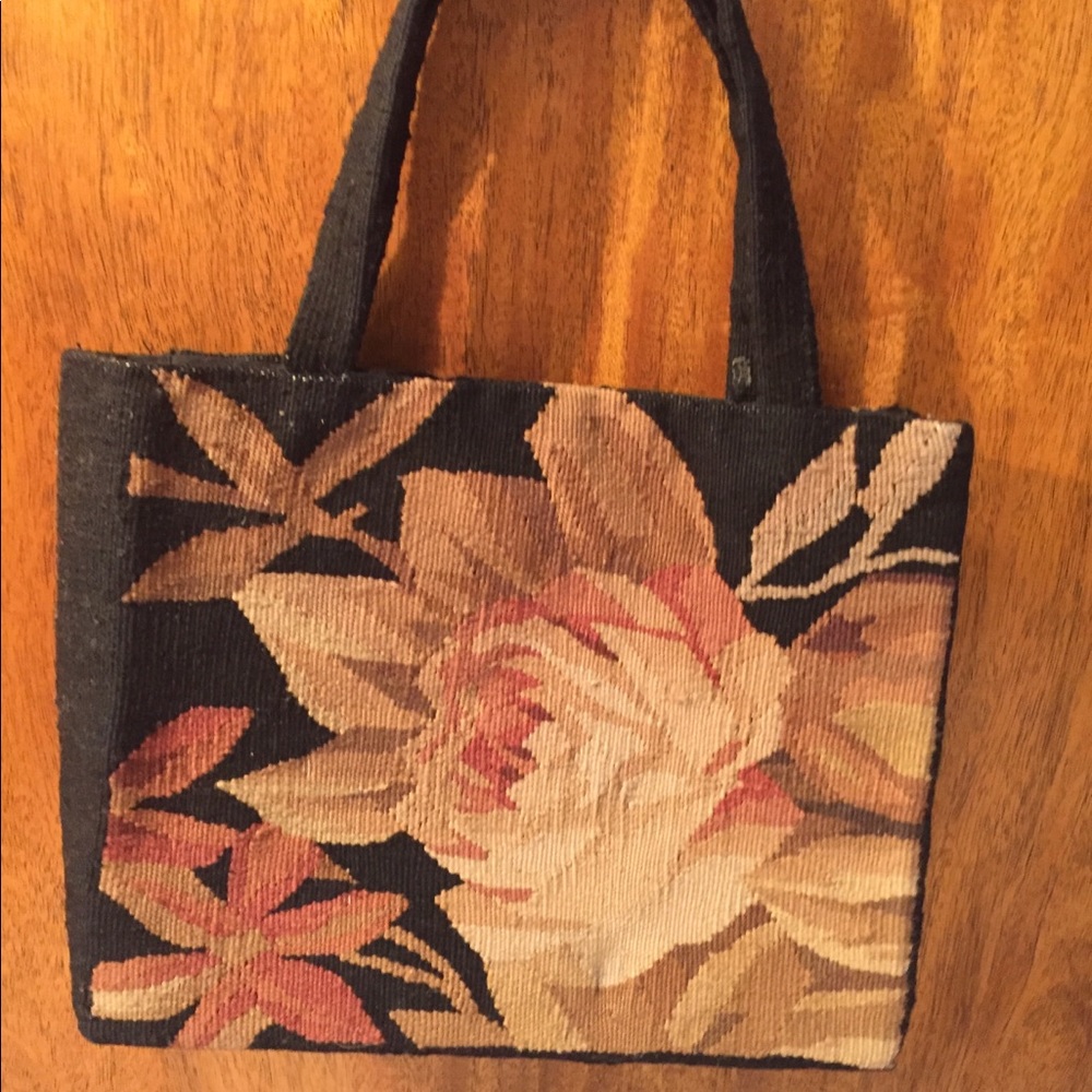 Needlepoint canvas purse